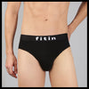 Cotton Modal Spandex Brief Black