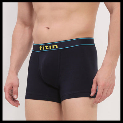 Cotton Modal Spandex Trunk Navy Blue