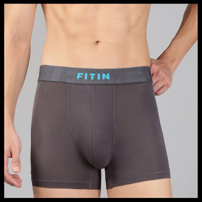 Cotton Modal Spandex Trunk Wilson Grey